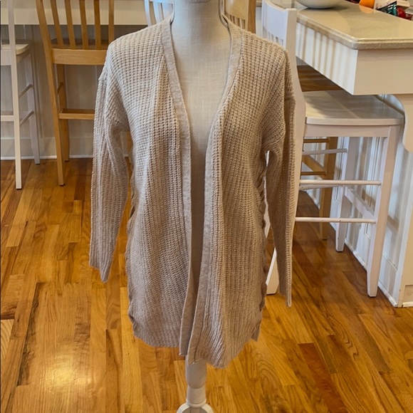 no comment Sweaters - [no comment] cream braided cardigan